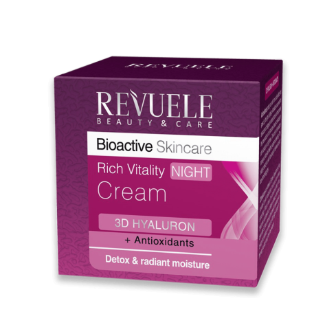 Revuele Bioactive 3d Hyaluron Rich Vitality Öökreem Näole 50ml