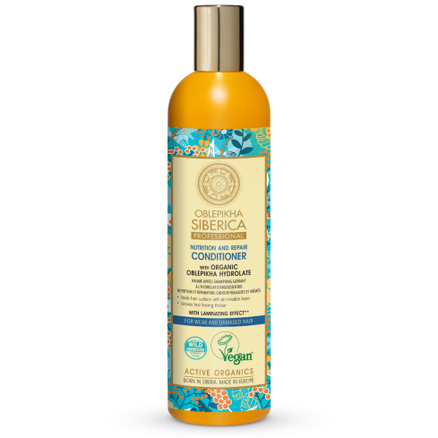 Oblepikha Siberica Sea Buckthorn Hair Conditioner for Weak and Damaged Hair 400ml