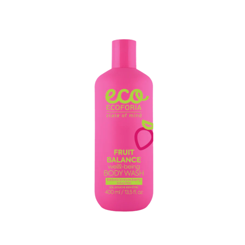 Ecoforia Fruit Balance Well-Being Dušigeel Maasikas&Kiivi 400ml