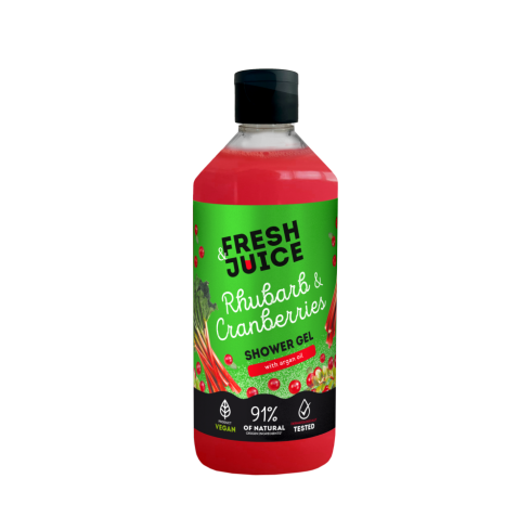 Fresh Juice Dušigeel Rhubarb & Cranberries 473ml