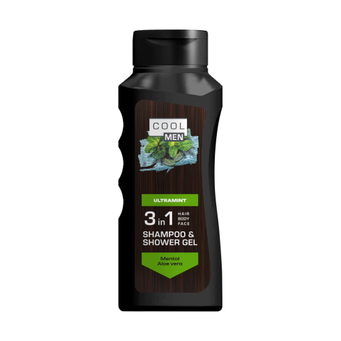 Cool Men 3in1 Geel-Šampoon Ultramint 400ml