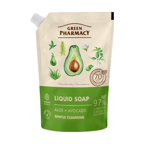 Green Pharmacy Vedelseep Aaloe & Avokaado 460ml