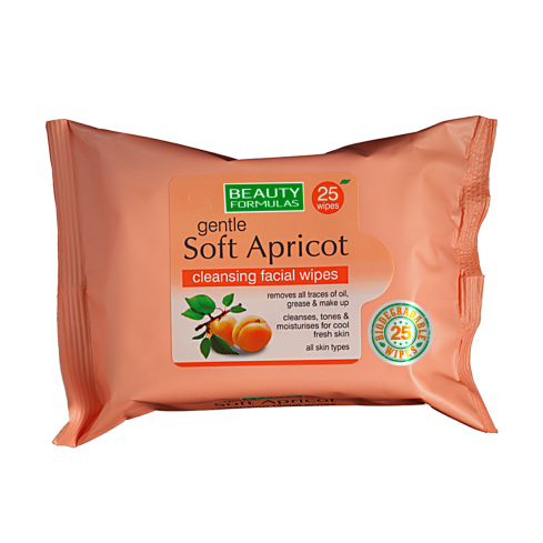 Beauty Formulas Aprikoosiekstraktiga Meigieemaldus Salvrätikud(30tk)