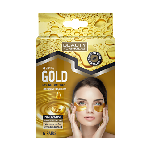 Beauty Formulas Gold Silmapadjad 6tk